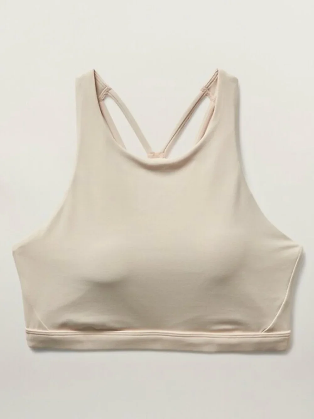 Athleta X Alicia Keys Transcend Chantilly Cream Bra D-DD+ XSmall